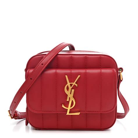 SAINT LAURENT Lambskin Matelasse Monogram Toy Vicky 